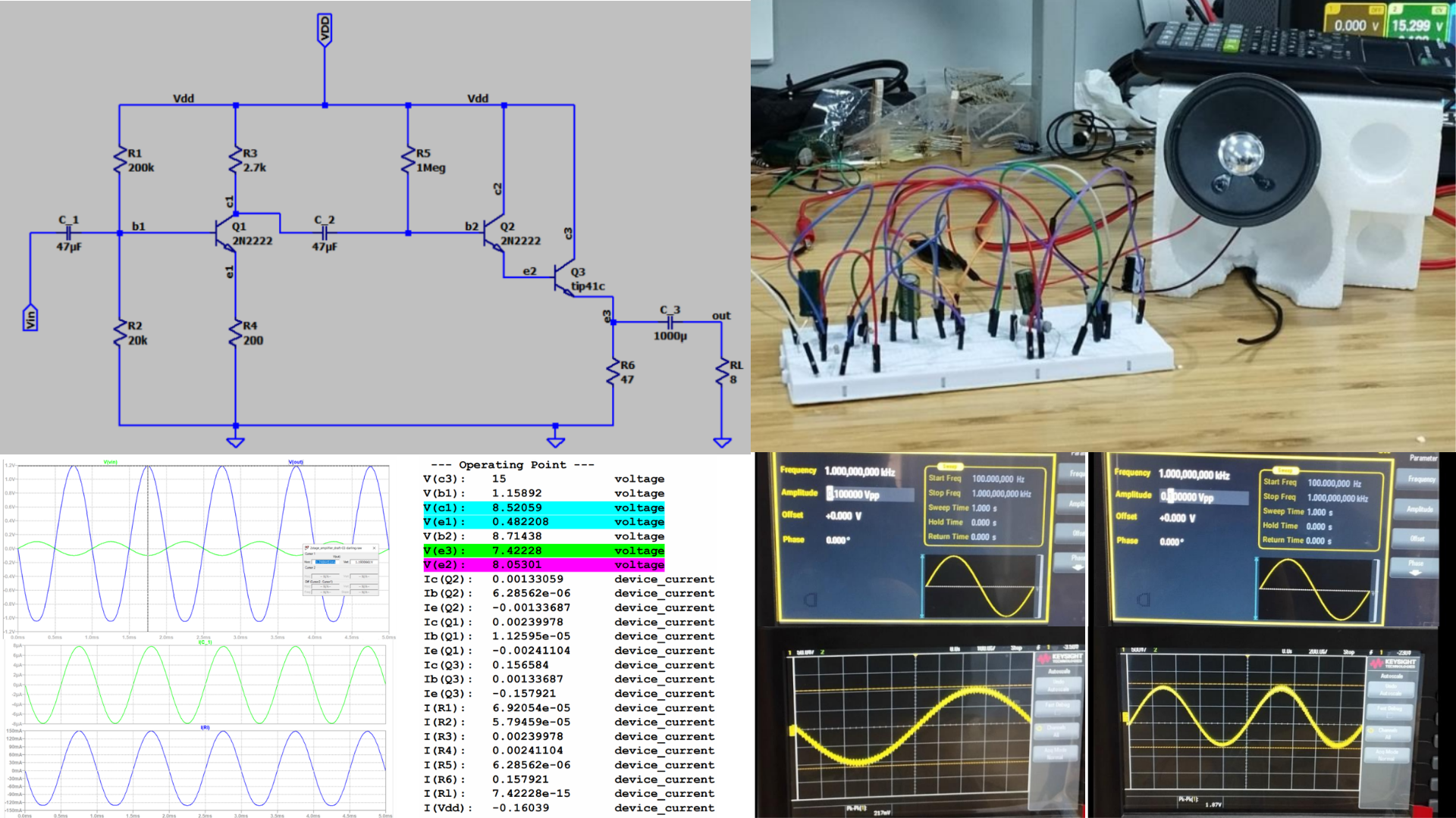 Building an Audio Amplifier from scratch